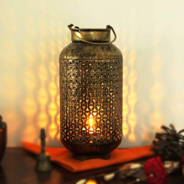 Beautiful Iron Lamp for Hanging & Table Decor (Without Hook)